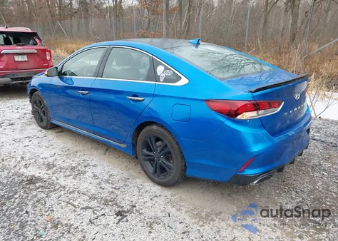 2018 Hyundai Sonata Sport из США, поврежденный, VIN 5NPE34AF3JH669598